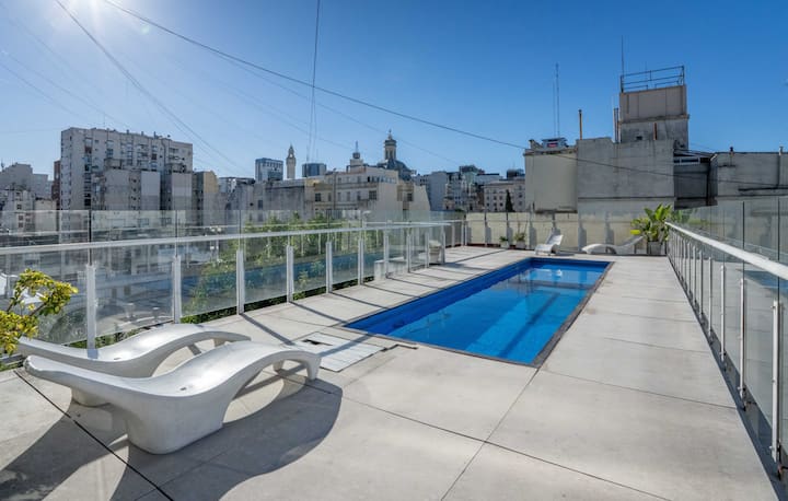 Foto del departamento Balcarce Apt Luminoso con Pileta y Co-Working 510 en Monserrat